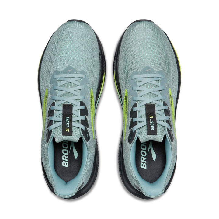 Brooks Ghost 17 Gray Mist Yucca Nightlife - Scarpe Running Uomo
