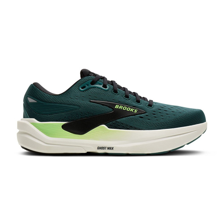 Brooks Ghost Max 3 Atlantic Deep Nero Verde - Scarpe Running Uomo