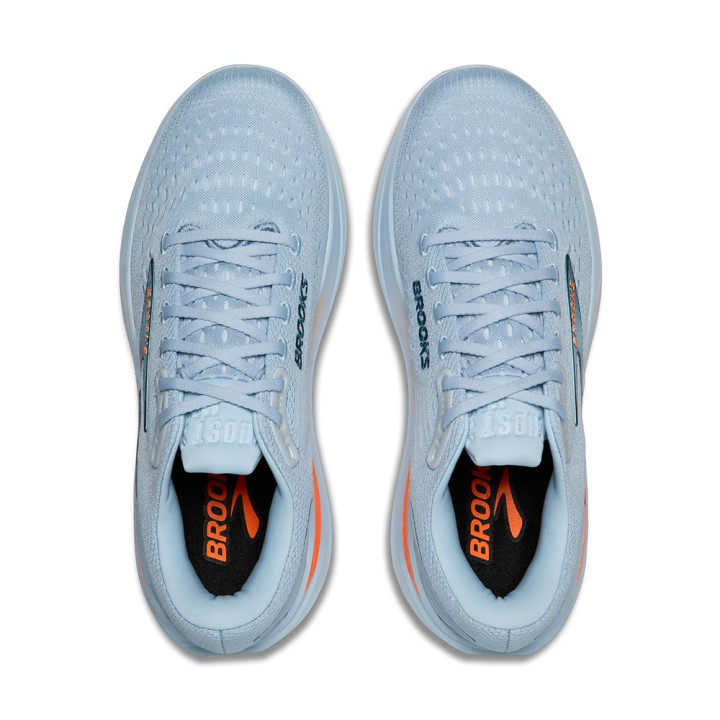 Brooks Ghost Max 3 Skyway Blue Arancio - Scarpe Running Uomo