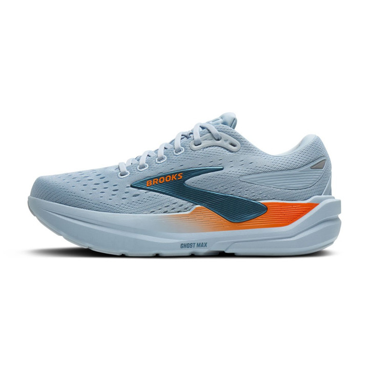 Brooks Ghost Max 3 Skyway Blue Arancio - Scarpe Running Uomo
