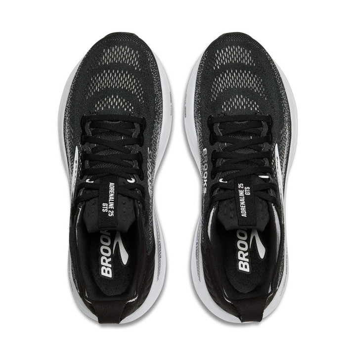 Brooks Adrenaline Gts 25 Nero Grigio Bianco - Scarpe Running Donna