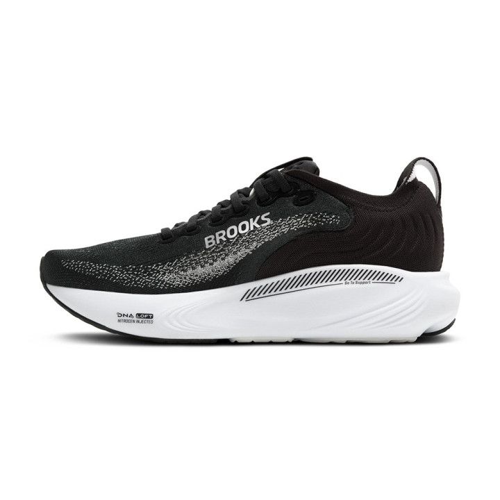 Brooks Adrenaline Gts 25 Nero Grigio Bianco - Scarpe Running Donna