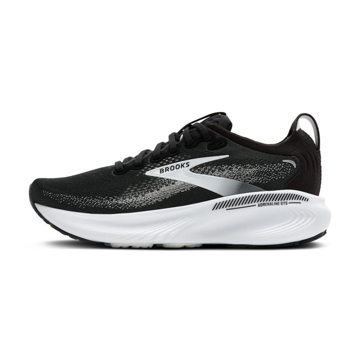Brooks Adrenaline Gts 25 Nero Grigio Bianco - Scarpe Running Donna