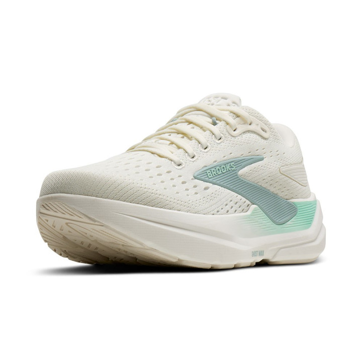 Brooks Ghost Max 3 Coconut Yucca Gray Mist - Scarpe Running Donna