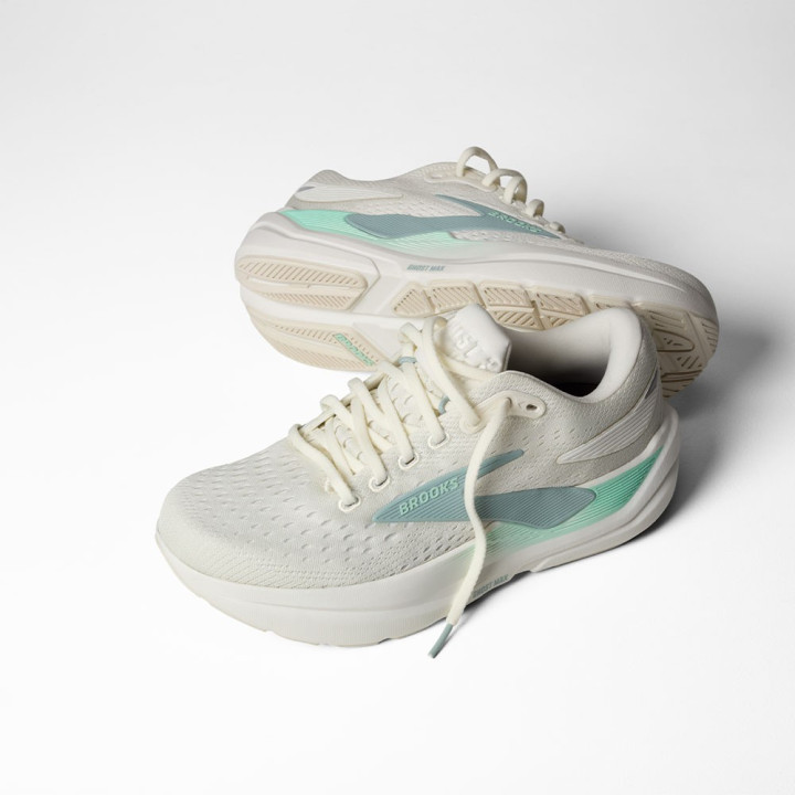 Brooks Ghost Max 3 Coconut Yucca Gray Mist - Scarpe Running Donna