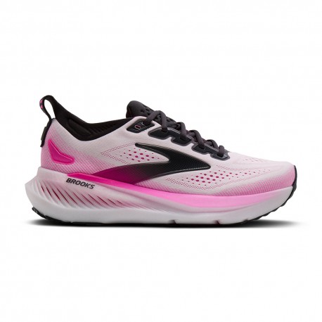 Brooks Glycerin 23 Bianco Phantom Cyber Rosa - Scarpe Running Donna