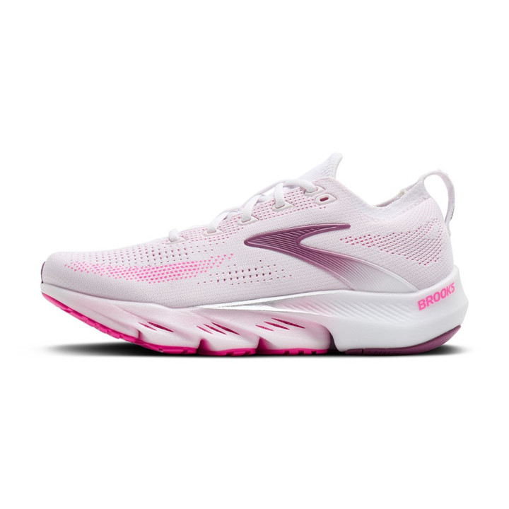 Brooks Glycerin Flex Bianco Cyber Rosa - Scarpe Running Donna