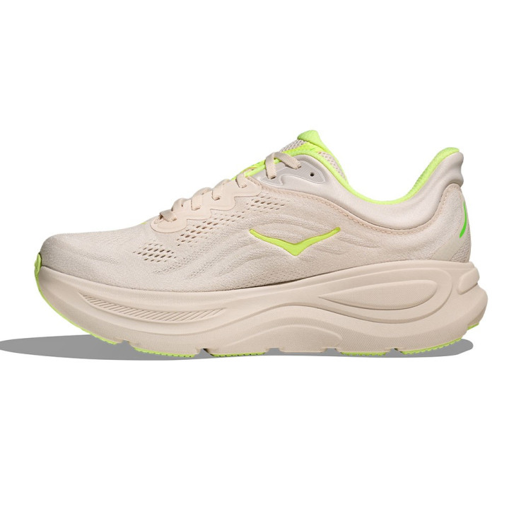 Hoka Bondi 9 Grout Neon Yuzu - Scarpe Running Uomo