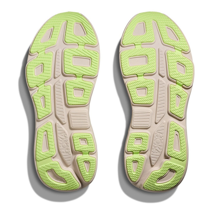 Hoka Bondi 9 Grout Neon Yuzu - Scarpe Running Uomo