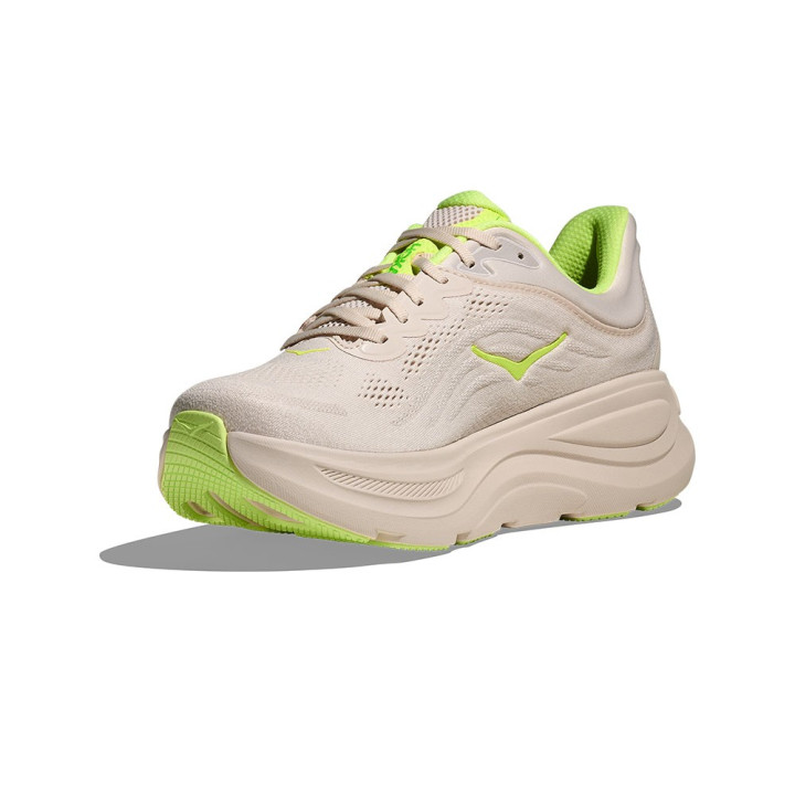 Hoka Bondi 9 Grout Neon Yuzu - Scarpe Running Uomo