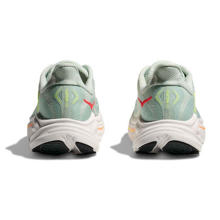 Hoka Clifton 10 Sea Glass Neon Flame - Scarpe Running Donna
