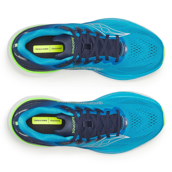 Saucony Ride 19 Cobalt Slime - Scarpe Running Uomo