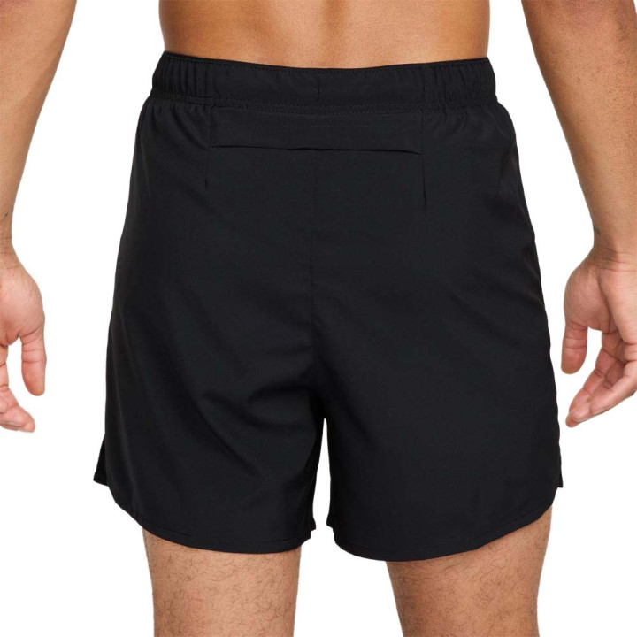 Nike Pantaloncini Running Df Challenger 5" 2In1 Nero Argento Uomo