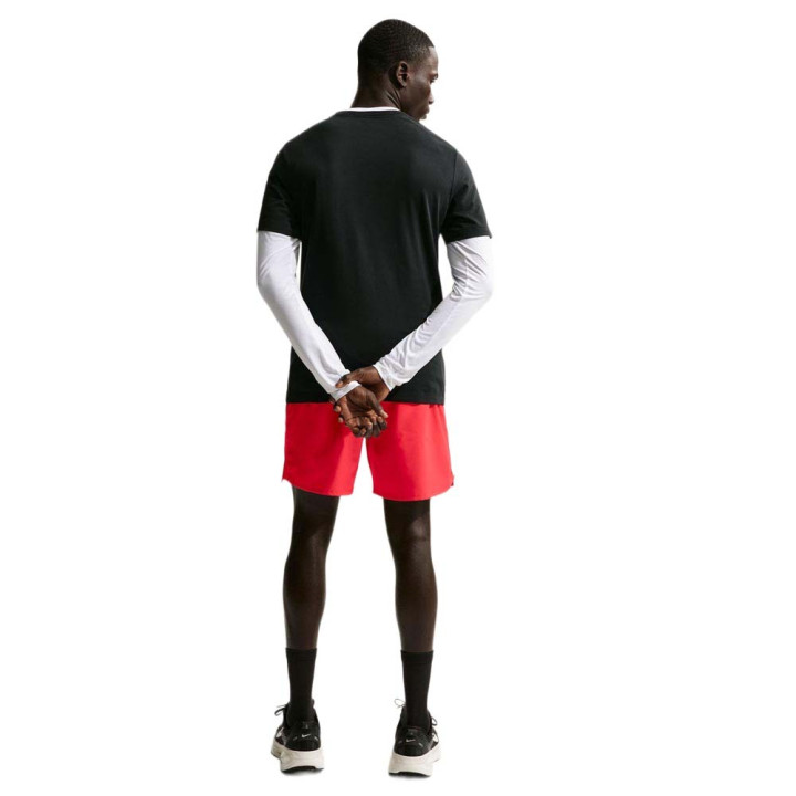 Nike Pantaloncini Running Df Challenger 7" Lt Crimson Argento Uomo