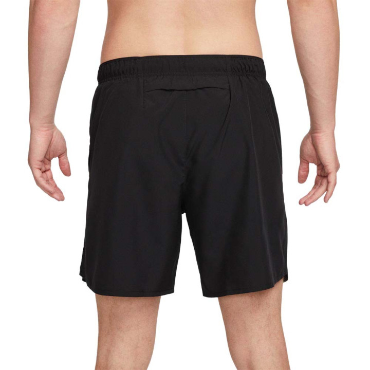 Nike Pantaloncini Running Df Challenger 7" Nero Argento Uomo