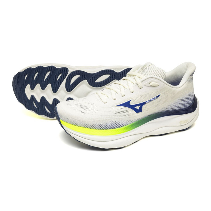 Mizuno Wave Sky 9 Snow Bianco Surf The Web - Scarpe Running Uomo