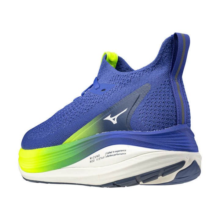 Mizuno Neo Vista 2 Blu Bianco Giallo - Scarpe Running Uomo