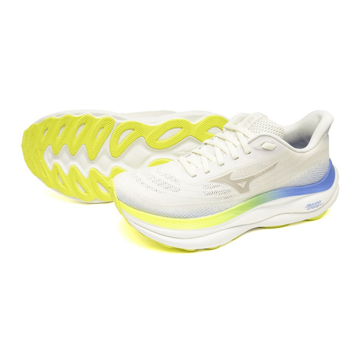 Mizuno Wave Sky 9 Snow Bianco Surf The Web - Scarpe Running Donna