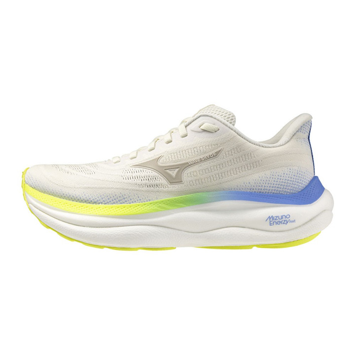 Mizuno Wave Sky 9 Snow Bianco Surf The Web - Scarpe Running Donna