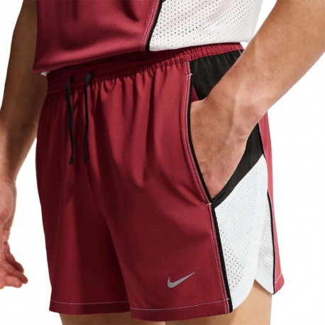 Nike Pantaloncini Running 4" Retro Track Team Crimson Nero Uomo