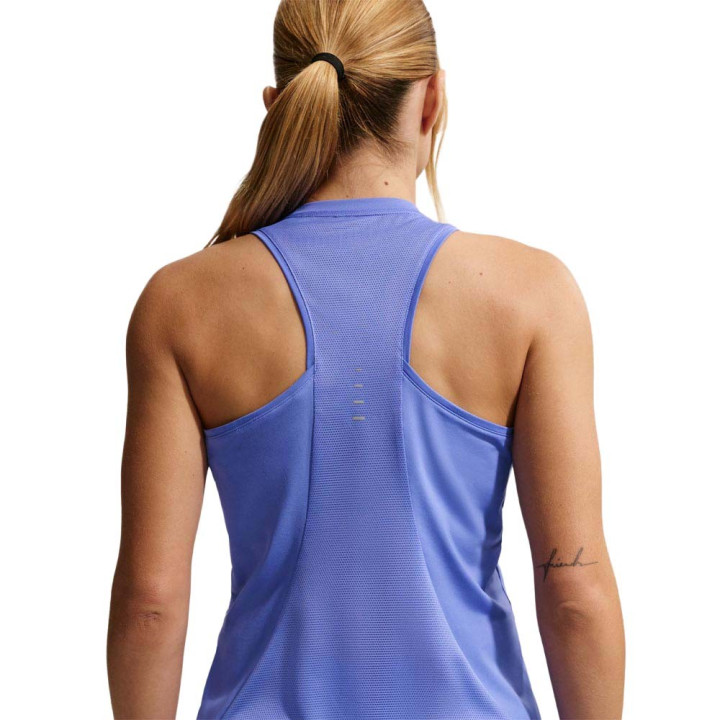 Nike Canotta Running Swift Sapphire Argento Donna