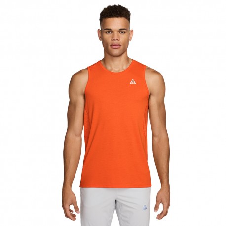 Nike Acg T-Shirt Trail Running Safety Arancio Donna