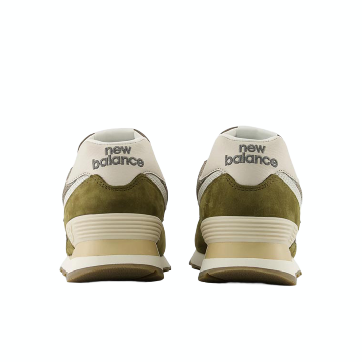 New Balance 574 Mesh Verde Bianco - Sneakers Uomo