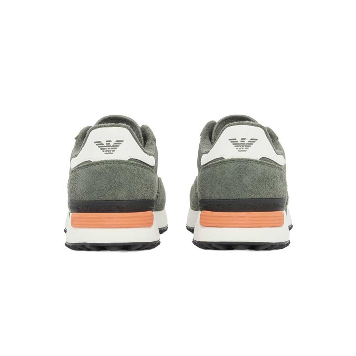 Ea7 Run Vintage Verde Bianco - Sneakers Uomo