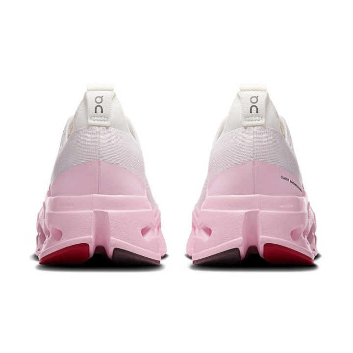 On Cloudsurfer Max Ivory Peony - Scarpe Running Donna