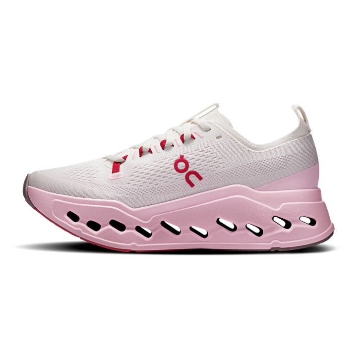 On Cloudsurfer Max Ivory Peony - Scarpe Running Donna