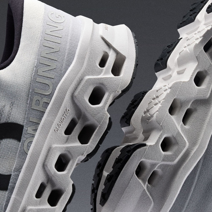 On Cloudmonster 3 Bianco Bianco - Scarpe Running Donna