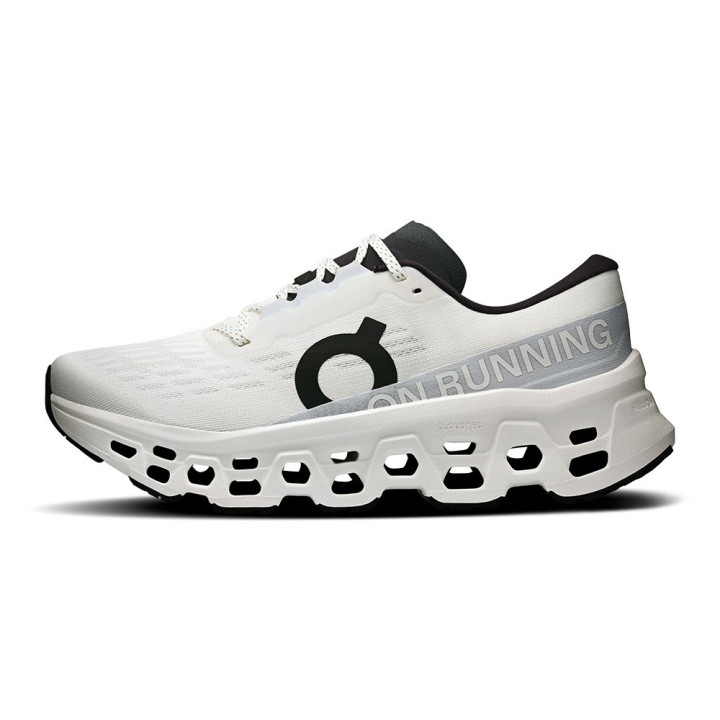 On Cloudmonster 3 Bianco Bianco - Scarpe Running Donna