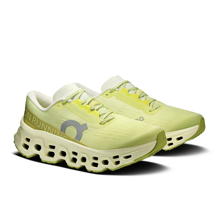 On Cloudmonster 3 Limelight Seedling - Scarpe Running Donna