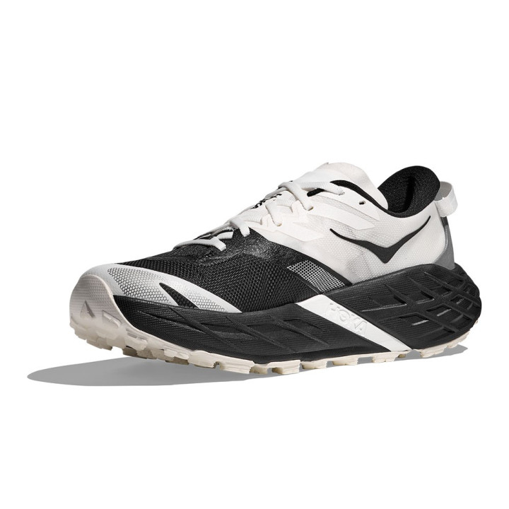 Hoka Speedgoat 7 Nero Bianco - Scarpe Trail Running Uomo