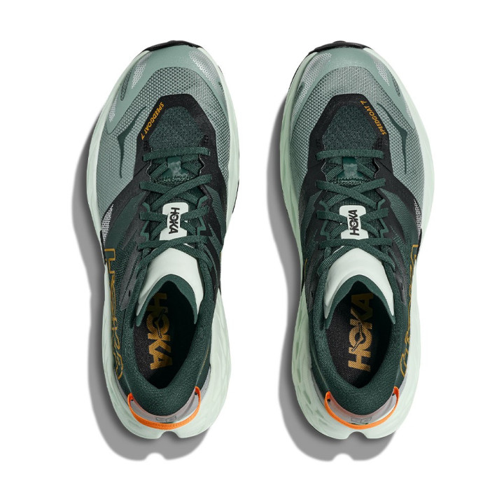 Hoka Speedgoat 7 Bay Leaf Sea Glass - Scarpe Trail Running Uomo