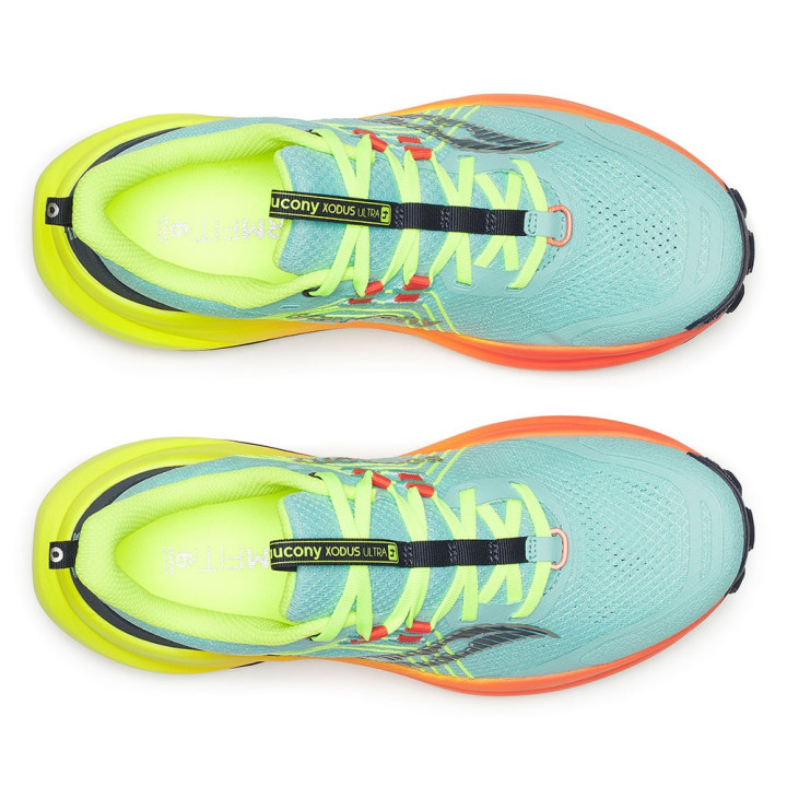 Saucony Xodus Ultra 4 Splash Fire - Scarpe Trail Running Donna