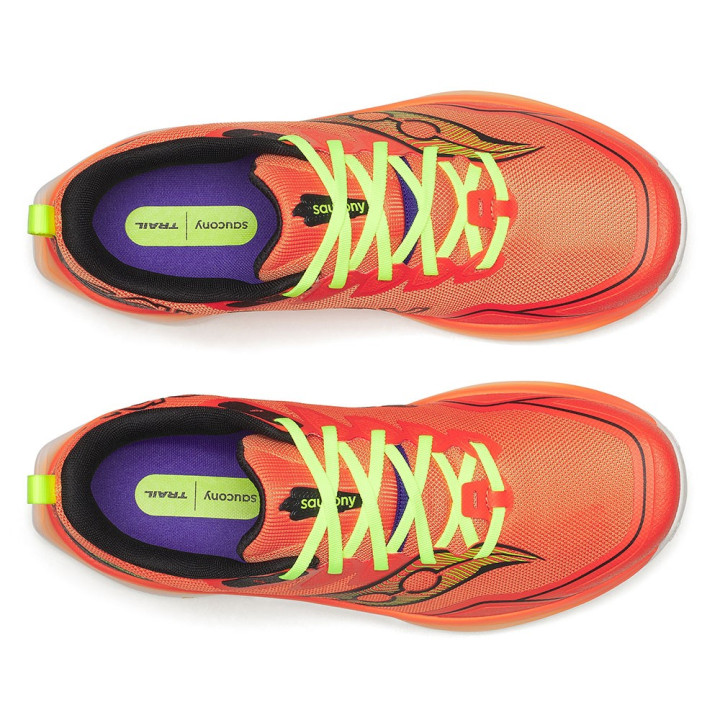 Saucony Peregrine 16 Fire Nero - Scarpe Trail Running Uomo