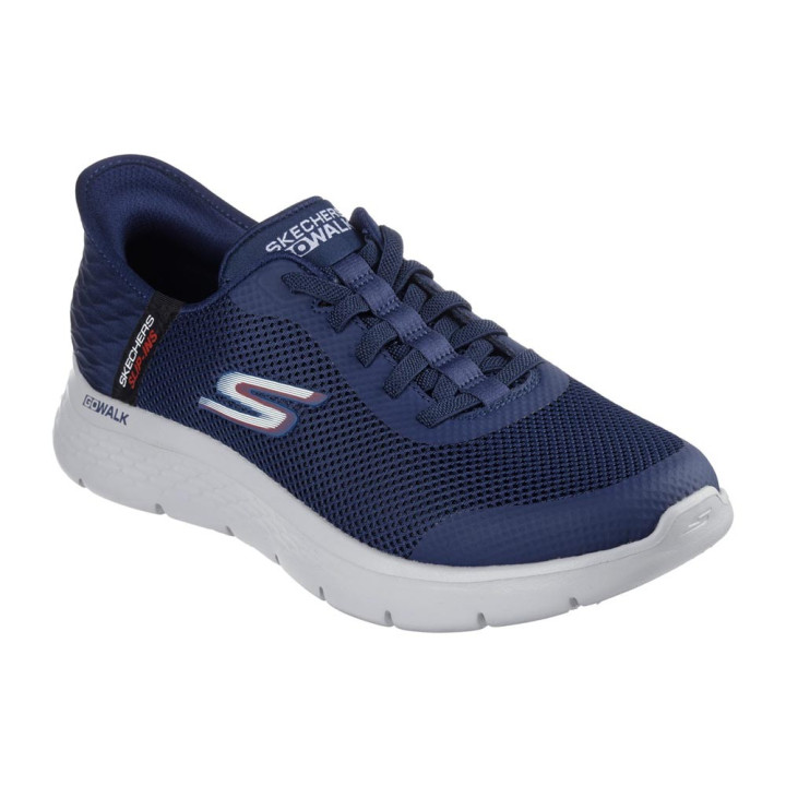 Skechers Go Walk Flex Hands Up Slip Ins Blu Grigio - Sneakers Uomo
