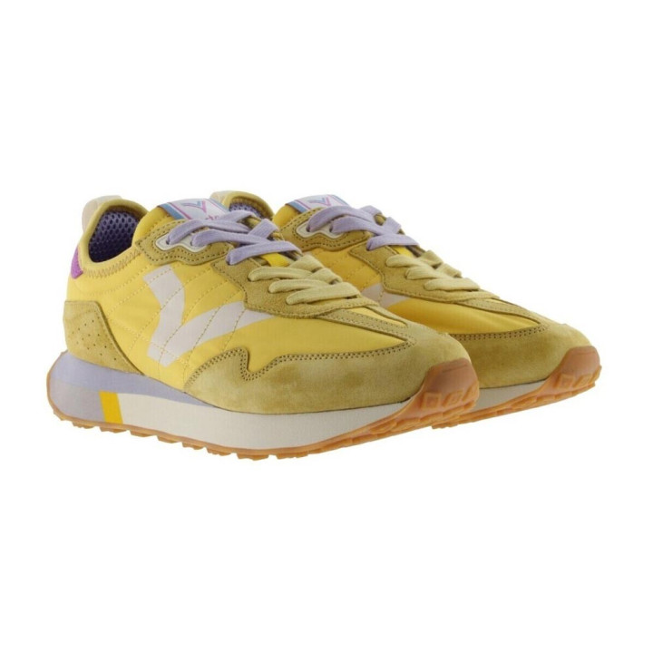 Victoria Bolt Nylon Giallo Bianco - Sneakers Donna