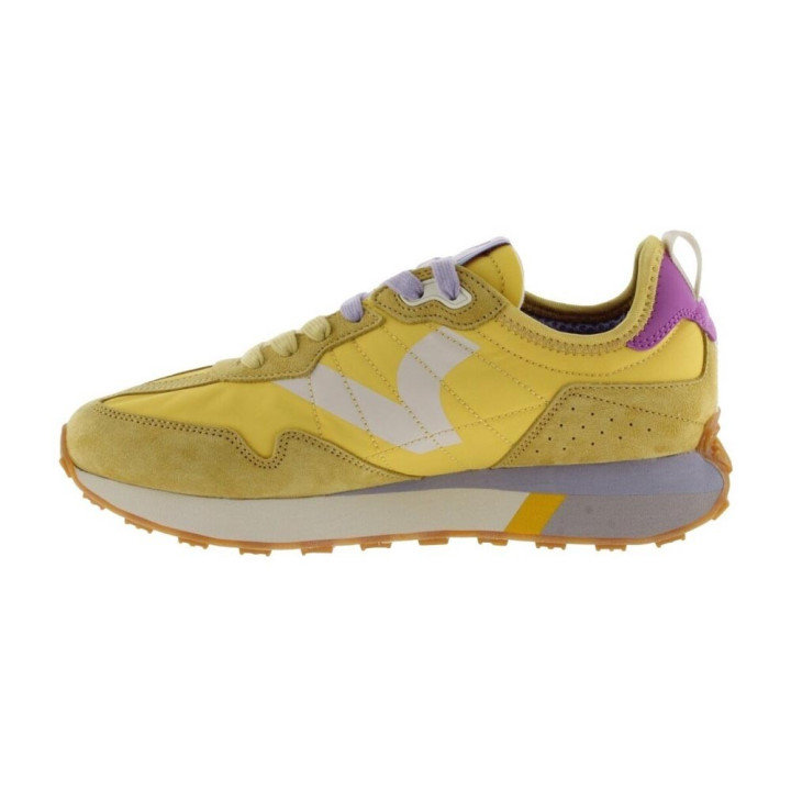 Victoria Bolt Nylon Giallo Bianco - Sneakers Donna