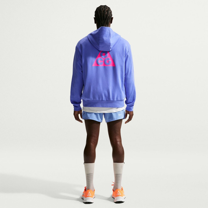 Nike Acg "Magic Hour" Felpa Con Cappuccio Lilla Uomo
