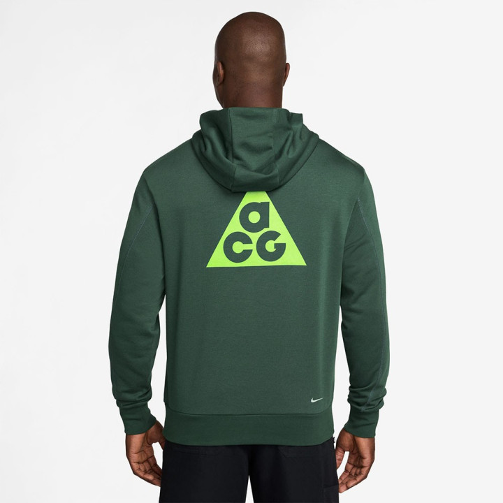 Nike Acg "Magic Hour" Felpa Con Cappuccio Verde Uomo