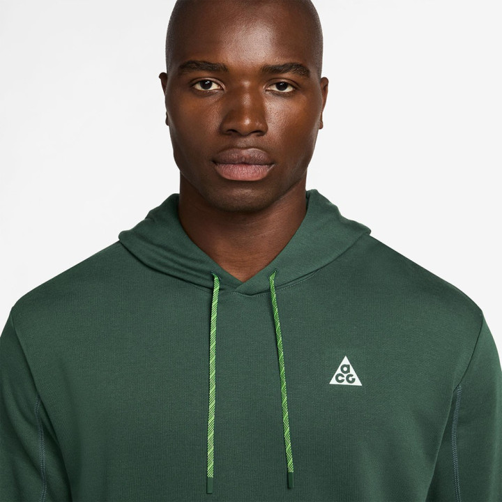Nike Acg "Magic Hour" Felpa Con Cappuccio Verde Uomo