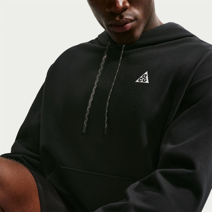 Nike Acg "Magic Hour" Felpa Con Cappuccio Nero Uomo