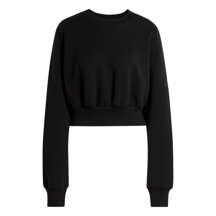 ADIDAS Felpa Palestra Girocollo Soft Lux Nero Donna