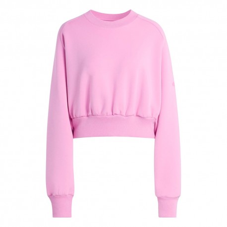 ADIDAS Felpa Palestra Girocollo Soft Lux Rosa Donna