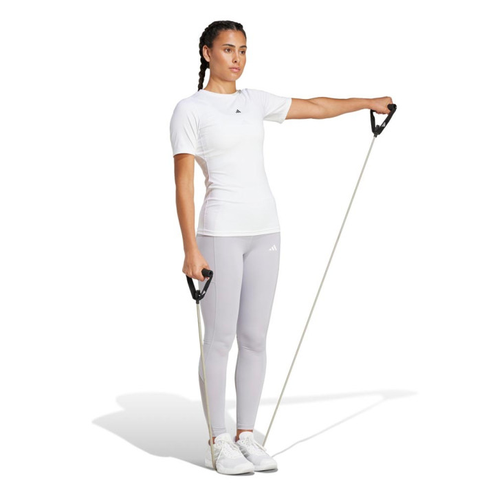 ADIDAS Maglietta Palestra Tech Fit Train Bianco Donna