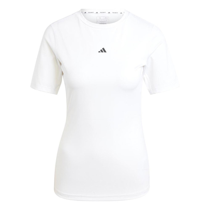 ADIDAS Maglietta Palestra Tech Fit Train Bianco Donna