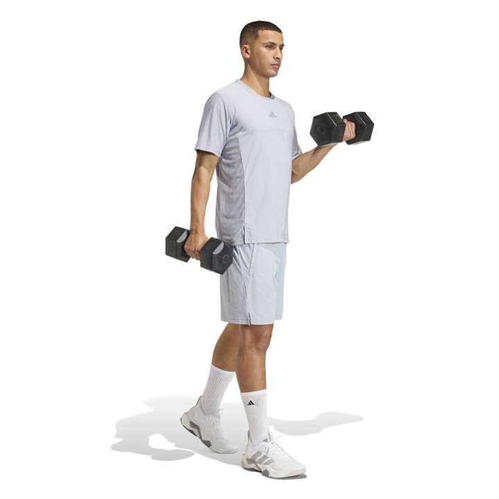 ADIDAS Maglietta Palestra Train Climacool Grigio Uomo