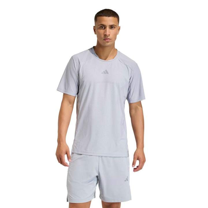 ADIDAS Maglietta Palestra Train Climacool Grigio Uomo